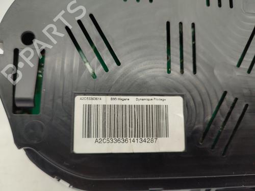 Instrument cluster RENAULT MEGANE III Hatchback (BZ0/1_, B3_) 1.5 dCi (BZ09, BZ0D, BZ1W, BZ29, BZ14) | BP23739210C47 