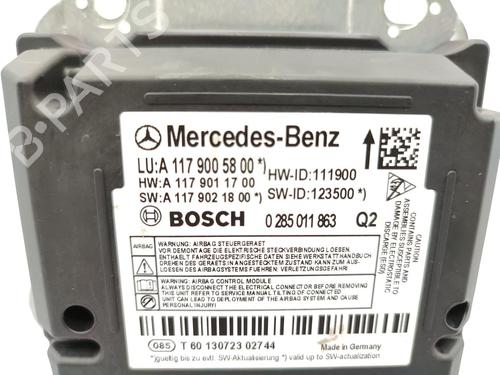 Used ECU airbags MERCEDES-BENZ A-CLASS (W176) A 180 (176.042) (122 hp) 23733054