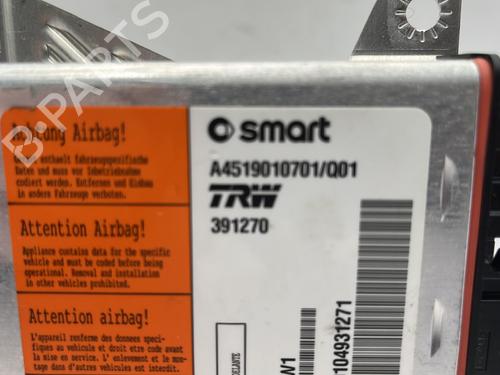 Airbag styreenhed SMART FORTWO Coupe (451) 1.0 (451.331, 451.380) | BP30459811M53