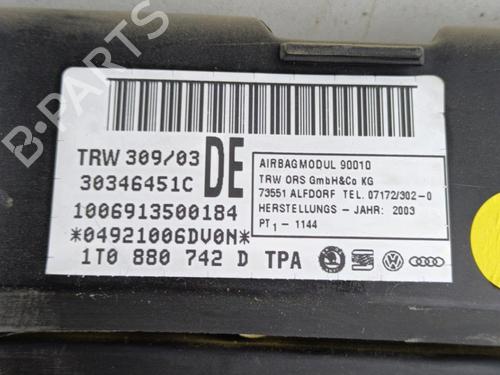Right curtain airbag VW TOURAN (1T1, 1T2) 2.0 TDI | BP23731576C12 
