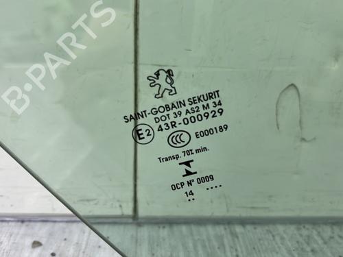 Front right door window PEUGEOT 508 I (8D_) 1.6 HDi | BP23729945C19 