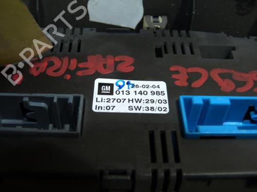 Climate control OPEL ZAFIRA A MPV (T98) 1.8 16V (F75) | BP23664990I5 