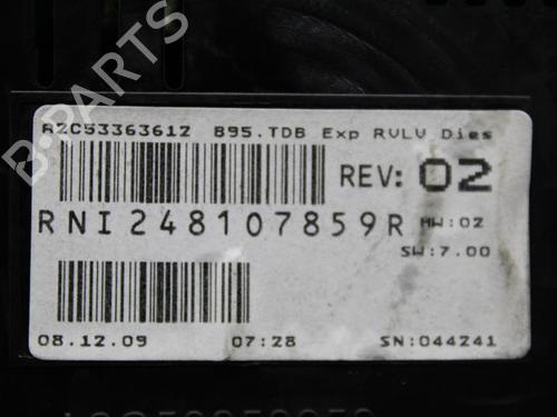 Instrument cluster RENAULT MEGANE III Hatchback (BZ0/1_, B3_) 1.5 dCi | BP23685921C47 