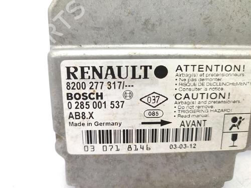 ECU airbags RENAULT CLIO II (BB_, CB_) 1.5 dCi (B/CB07) | BP23742646M53 