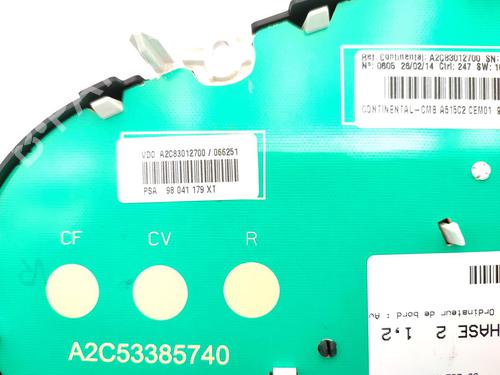 Instrument cluster CITROËN C3 II (SC_) 1.2 VTi 82 | BP23742020C47 - Image 7