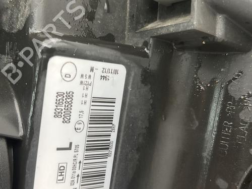 Left headlight RENAULT MODUS / GRAND MODUS (F/JP0_) 1.5 dCi 75 | BP30852706C28 