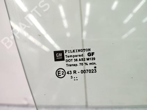 Front right door window OPEL ZAFIRA A MPV (T98) 2.2 DTI 16V (F75) | BP23722437C19 