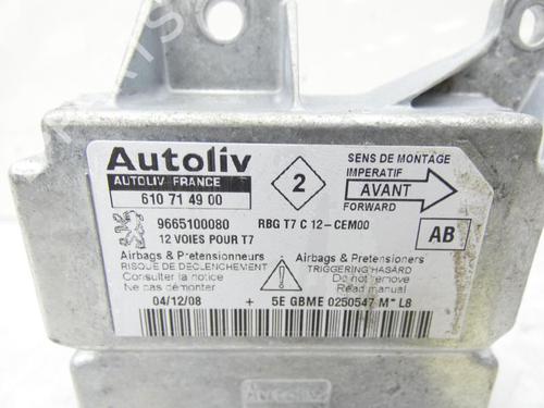 ECU airbags PEUGEOT 308 I (4A_, 4C_) 1.6 HDi | BP23699359M53 
