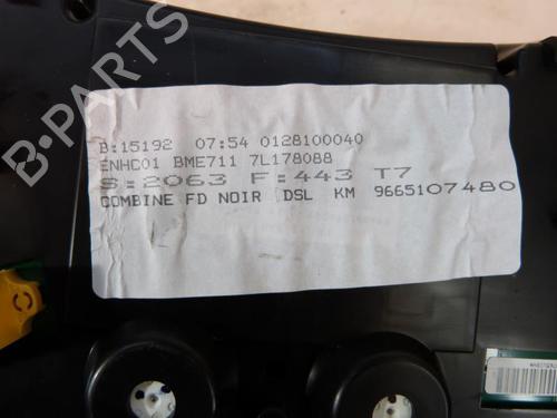 Used Instrument cluster PEUGEOT 308 I (4A_, 4C_) 1.6 HDi (109 hp) 23689311