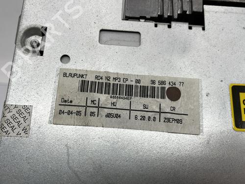 Radio PEUGEOT 607 (9D, 9U) 2.2 16V | BP28375580E6 