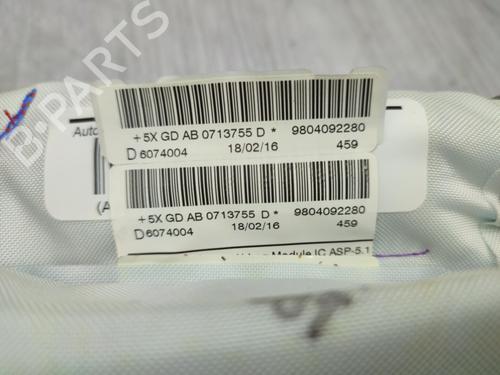Used Right curtain airbag Right curtain airbag PEUGEOT 208 I (CA_, CC_) 1.6 BlueHDi 100 (100 hp) 23706826 23706826