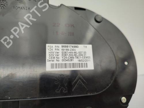 Instrument cluster PEUGEOT 3008 I MPV (0U_) 1.6 HDi | BP23732872C47 