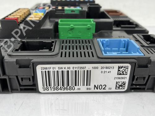 Electronic module PEUGEOT 208 I (CA_, CC_) 1.6 HDi / BlueHDi 75 | BP28500307M83