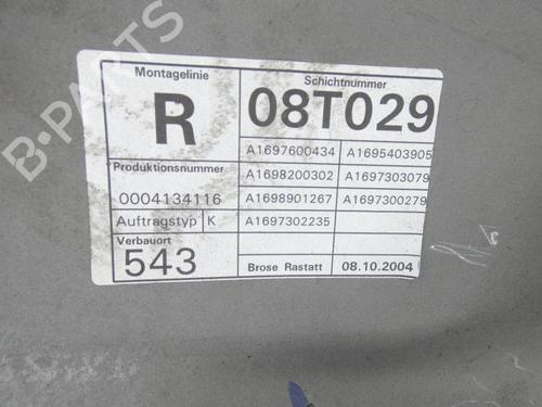Front right window mechanism MERCEDES-BENZ A-CLASS (W169) A 180 CDI (169.007, 169.307) | BP23671377C23 