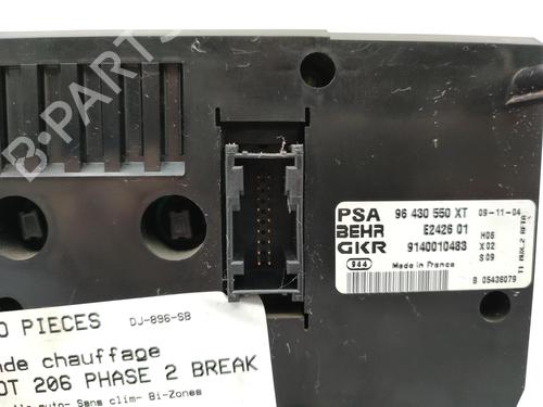 Climate control PEUGEOT 206 SW (2E/K) 1.6 HDi 110 | BP23678057I5 - Image 9
