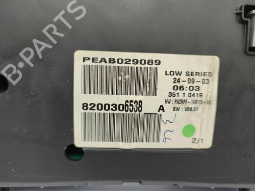 Used Instrument cluster RENAULT MEGANE II (BM0/1_, CM0/1_) 1.5 dCi (BM0F, BM0T, BM2B, CM0F, CM0T) (82 hp) 23677625