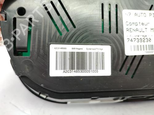 Instrument cluster RENAULT MEGANE III Hatchback (BZ0/1_, B3_) 1.5 dCi (BZ09, BZ0D, BZ1W, BZ29, BZ14) | BP23732405C47 