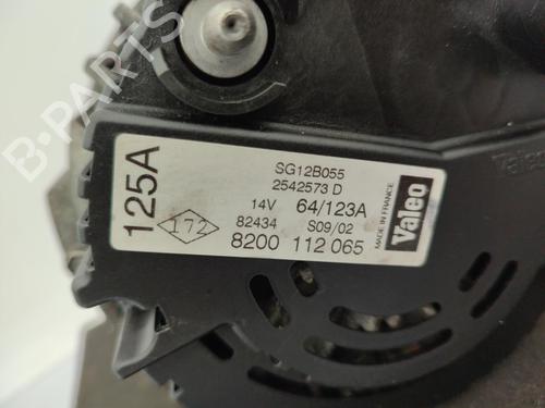 Generator RENAULT LAGUNA II (BG0/1_) 1.8 16V (BG06, BG0J, BG0M) (116 hp) 23712369