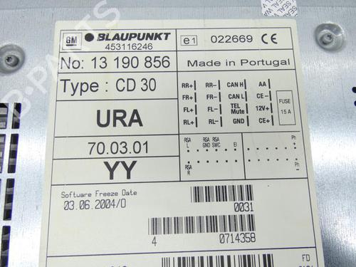 Radio OPEL ASTRA H (A04) 1.6 (L48) | BP23701424E6 - Image 4