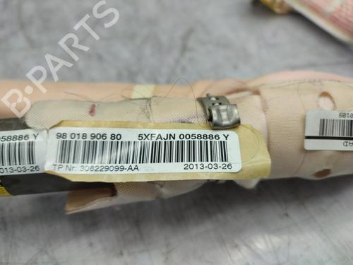 Right curtain airbag CITROËN DS4 (NX_) 2.0 HDi 165 | BP23708635C12 