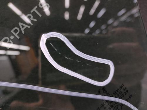 Front left door window PEUGEOT 3008 I MPV (0U_) 1.6 HDi | BP23731997C18 
