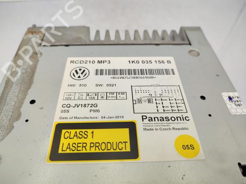 Used Radio VW TOURAN (1T1, 1T2) 1.9 TDI (90 hp) 23741899