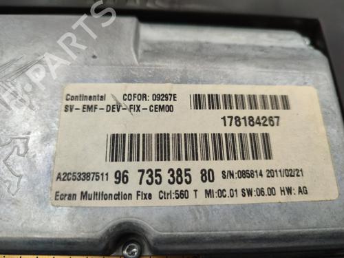 Instrument cluster CITROËN C4 Picasso I MPV (UD_) 1.6 HDi 110 | BP23705456C47 