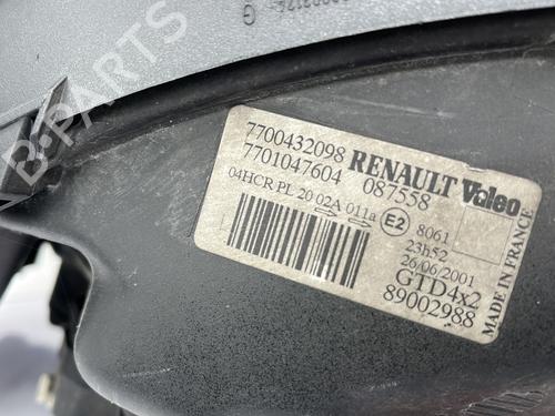 Used Left headlight Left headlight RENAULT SCÉNIC I MPV (JA0/1_, FA0_) 1.9 dCi (JA05, JA1F) (102 hp) 25037268 25037268