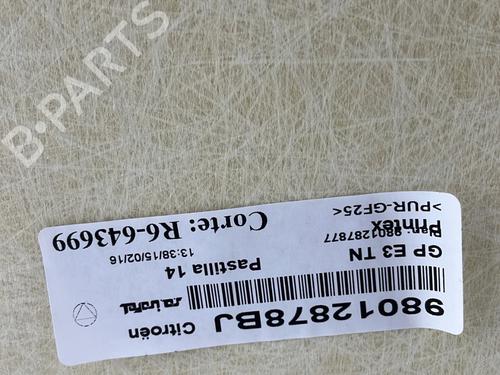 Used Interior roof Interior roof CITROËN C4 CACTUS 1.6 BlueHDi 100 (99 hp) 23681237 23681237