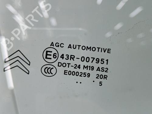 Used Front right door window CITROËN C3 II (SC_) 1.6 BlueHDi 100 (99 hp) 23705008