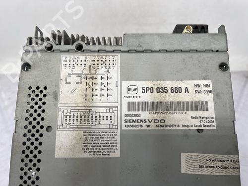 Radio SEAT LEON (1P1) 2.0 TDI | BP36400972E6  - Image 6