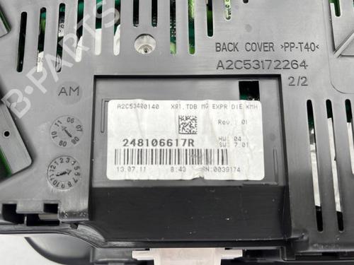 Instrument cluster RENAULT LAGUNA III (BT0/1) 2.0 dCi (BT07, BT0J, BT14, BT1A, BT1S) | BP23754573C47 