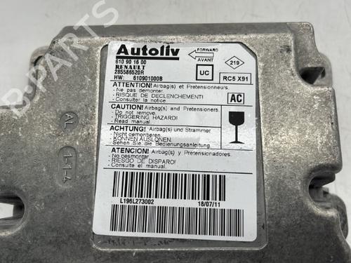 Used ECU airbags ECU airbags RENAULT LAGUNA III (BT0/1) 2.0 dCi (BT07, BT0J, BT14, BT1A, BT1S) (131 hp) 23754565 23754565