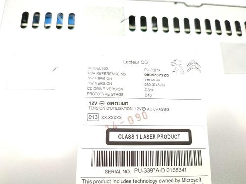 Radio PEUGEOT 2008 I (CU_) 1.6 HDi | BP23719800E6 - Image 5