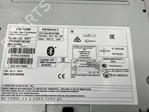 Radio DACIA SPRING EV (B6M1) | BP23751175E6 