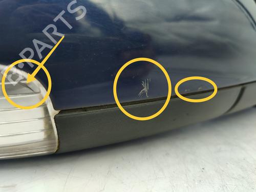 Right mirror VW TOURAN (1T1, 1T2) 2.0 TDI | BP23709096C27 