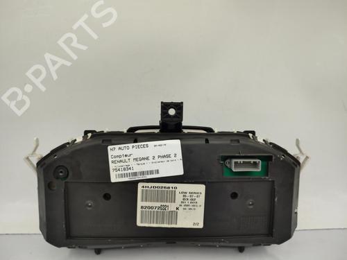 Kombiinstrument RENAULT MEGANE II (BM0/1_, CM0/1_) 1.5 dCi (BM1E, CM1E) (106 hp) 23733200