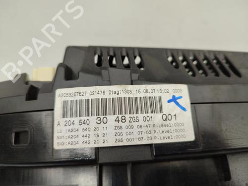 Instrument cluster MERCEDES-BENZ C-CLASS (W204) C 200 CDI (204.007, 204.006) | BP23731762C47 