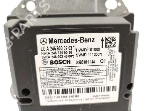 Used ECU airbags ECU airbags MERCEDES-BENZ B-CLASS Sports Tourer (W246, W242) B 180 CDI (246.200) (109 hp) 23755444 23755444