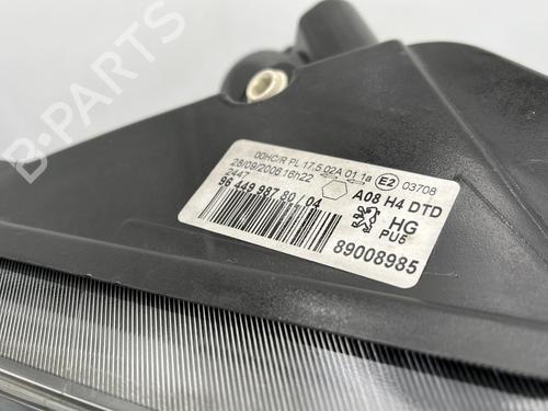 Right headlight PEUGEOT 1007 (KM_) 1.4 HDi | BP26728651C29 