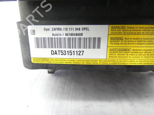 Used Driver airbag OPEL ZAFIRA / ZAFIRA FAMILY B (A05) 1.9 CDTI (M75) (100 hp) 23700942