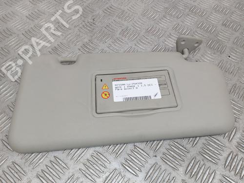 Used Right sun visor NISSAN NOTE (E11, NE11) 1.5 dCi (86 hp) 30494179