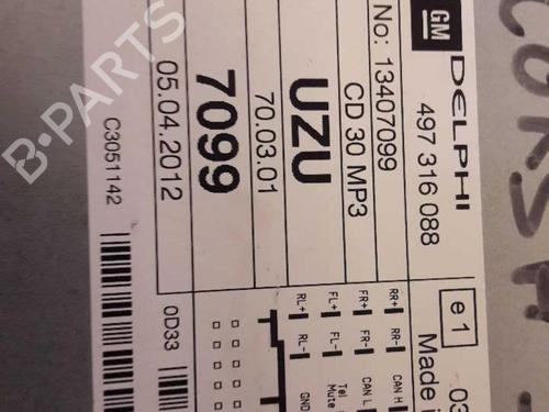 Radio OPEL CORSA D (S07) 1.3 CDTI (L08, L68) | BP23728117E6 