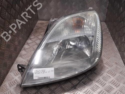 Used Left headlight FORD FIESTA V (JH_, JD_) 1.4 TDCi (68 hp) 23727098