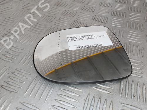 Used Left mirror glass RENAULT CLIO III (BR0/1, CR0/1) 1.5 dCi (C/BR0G, C/BR1G) (68 hp) 30650791