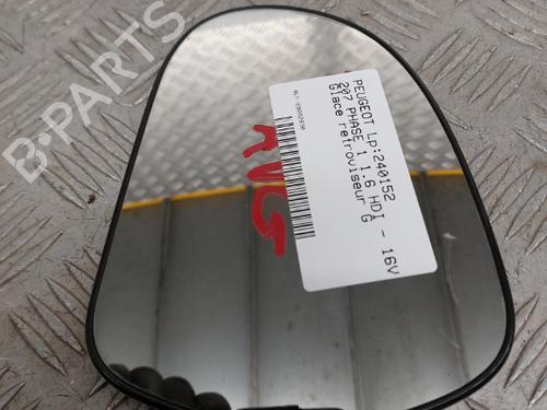 Used Left mirror glass PEUGEOT 207 (WA_, WC_) 1.6 HDi (90 hp) 23659620