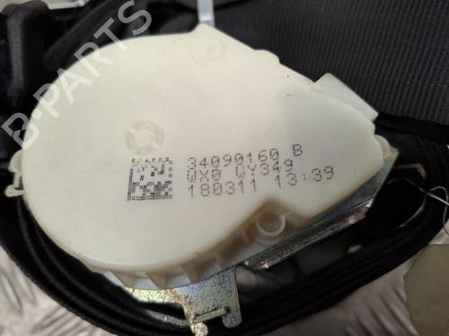Front right seatbelt CITROËN C3 II (SC_) 1.6 VTi 120 | BP39939361I25 - Image 5