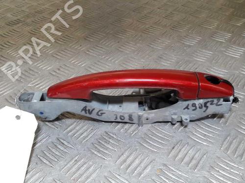 Used Front left exterior door handle PEUGEOT 308 I (4A_, 4C_) 1.6 HDi (109 hp) 23725371
