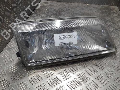 Used Right headlight CITROËN ZX (N2) 1.9 DT (92 hp) 23655072