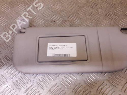 Used Left sun visor Left sun visor CITROËN SAXO (S0, S1) 1.5 D (58 hp) 23657782 23657782